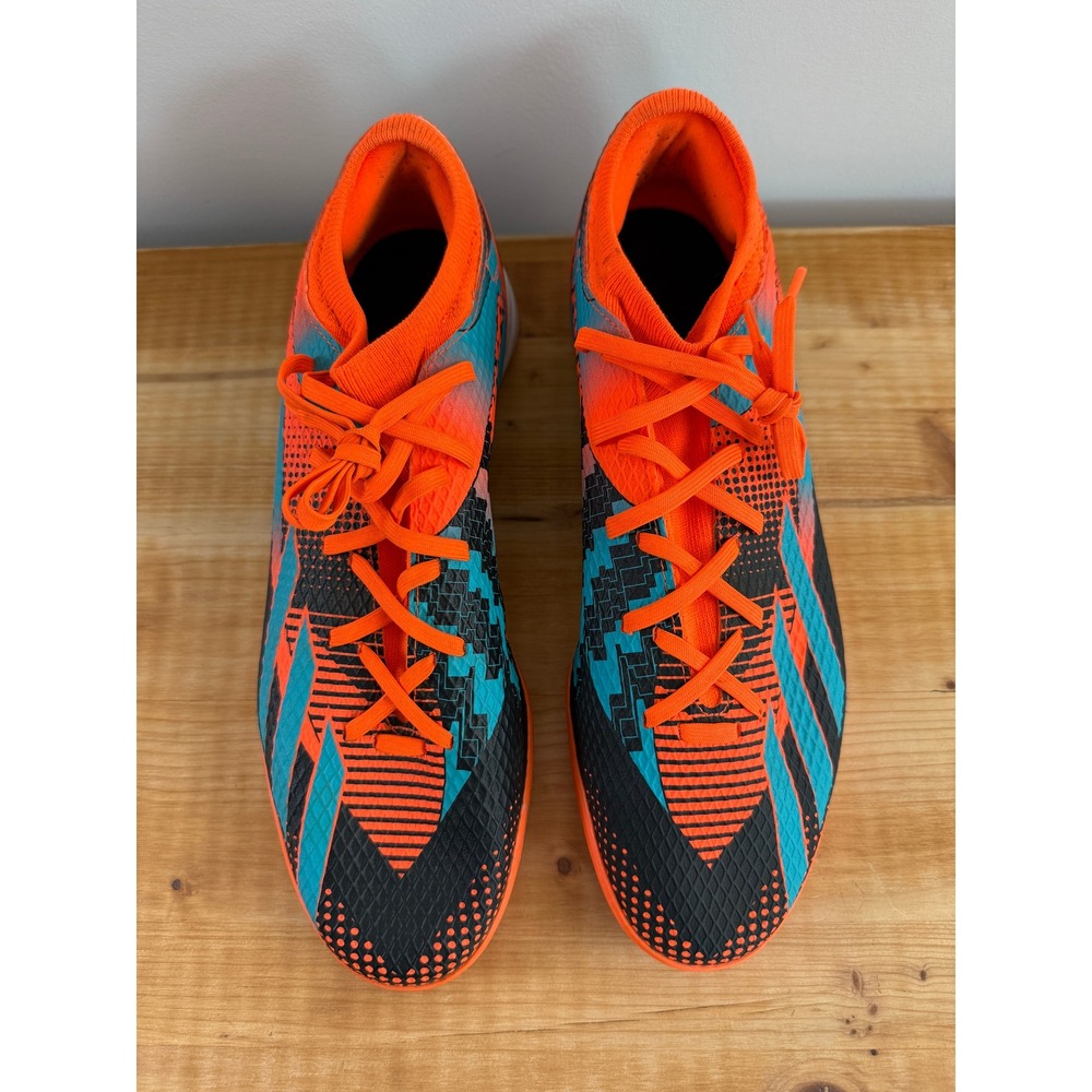 Adidas X Speedportal Messi.3 Turf Soccer Cleats Men's 12 Orange Black Teal - Picture 3 of 13